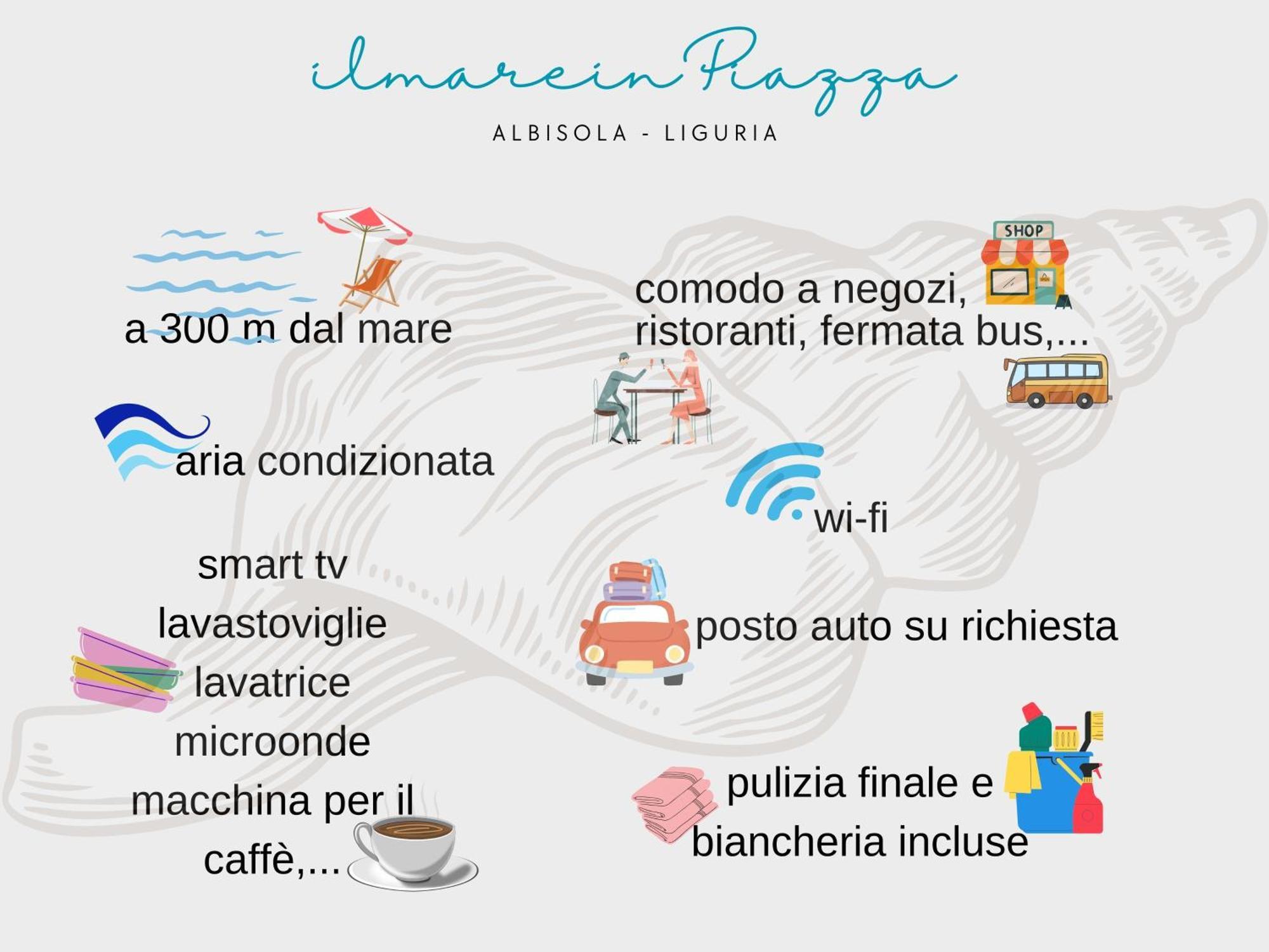 Il Mare In Piazza Appartement Albisola Superiore Buitenkant foto